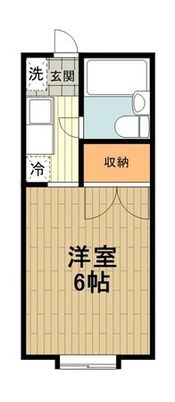 コーポ市川の物件間取画像